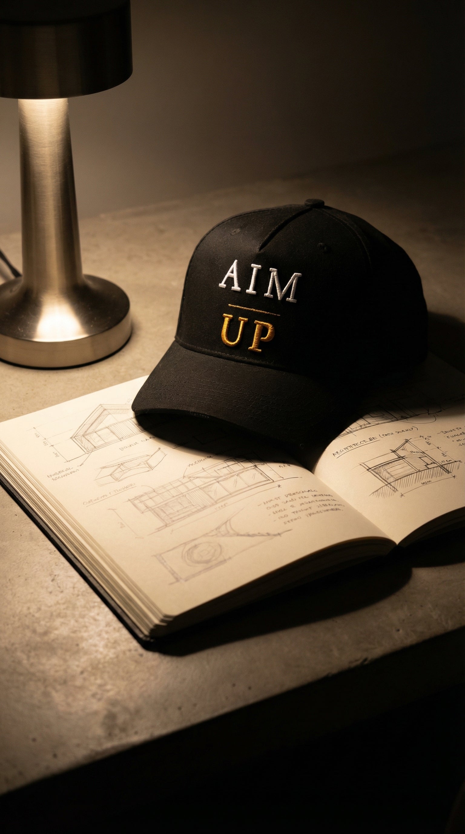 The Crown Cap - Noir & Gold